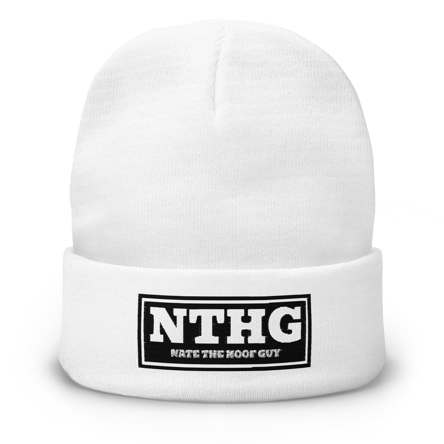 Embroidered Beanie black logo