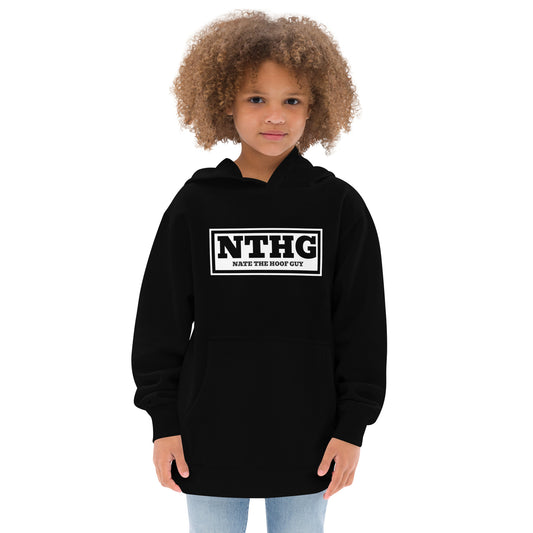 Kids fleece logo hoodie