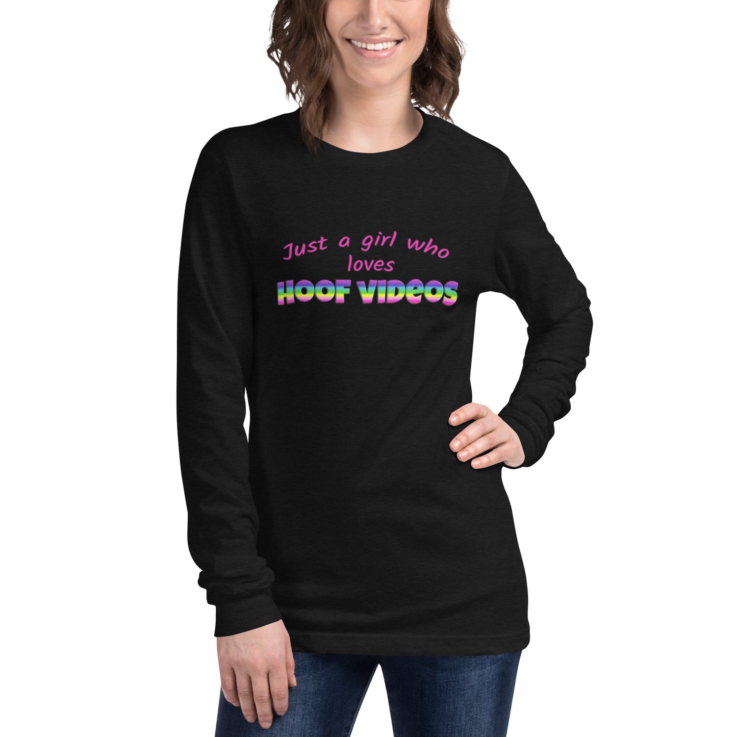 Unisex Long Sleeve Tee - hoof videos