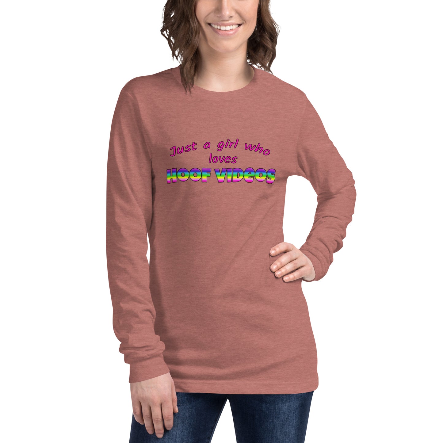 Unisex Long Sleeve Tee - hoof videos