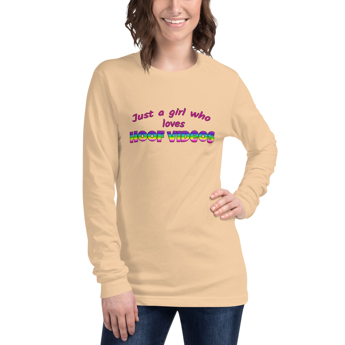 Unisex Long Sleeve Tee - hoof videos