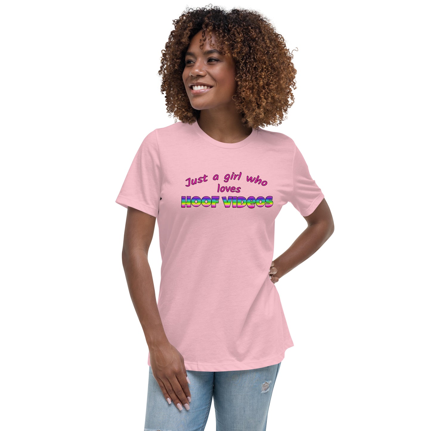 Women's Relaxed T-Shirt hoof videos